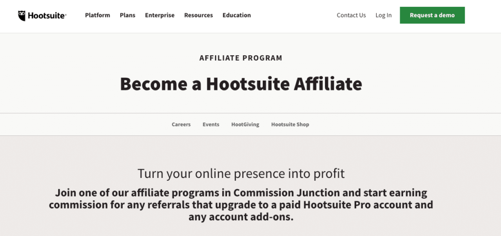 hootsuite affiliate program