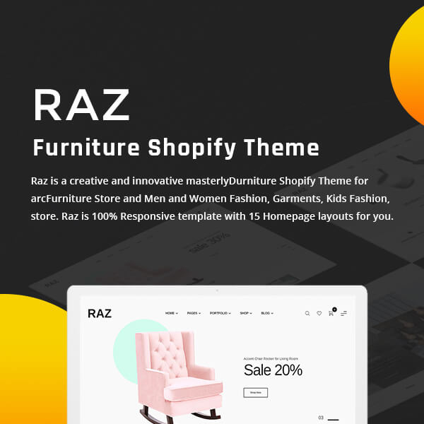 Raz – Furniture Shopify Theme